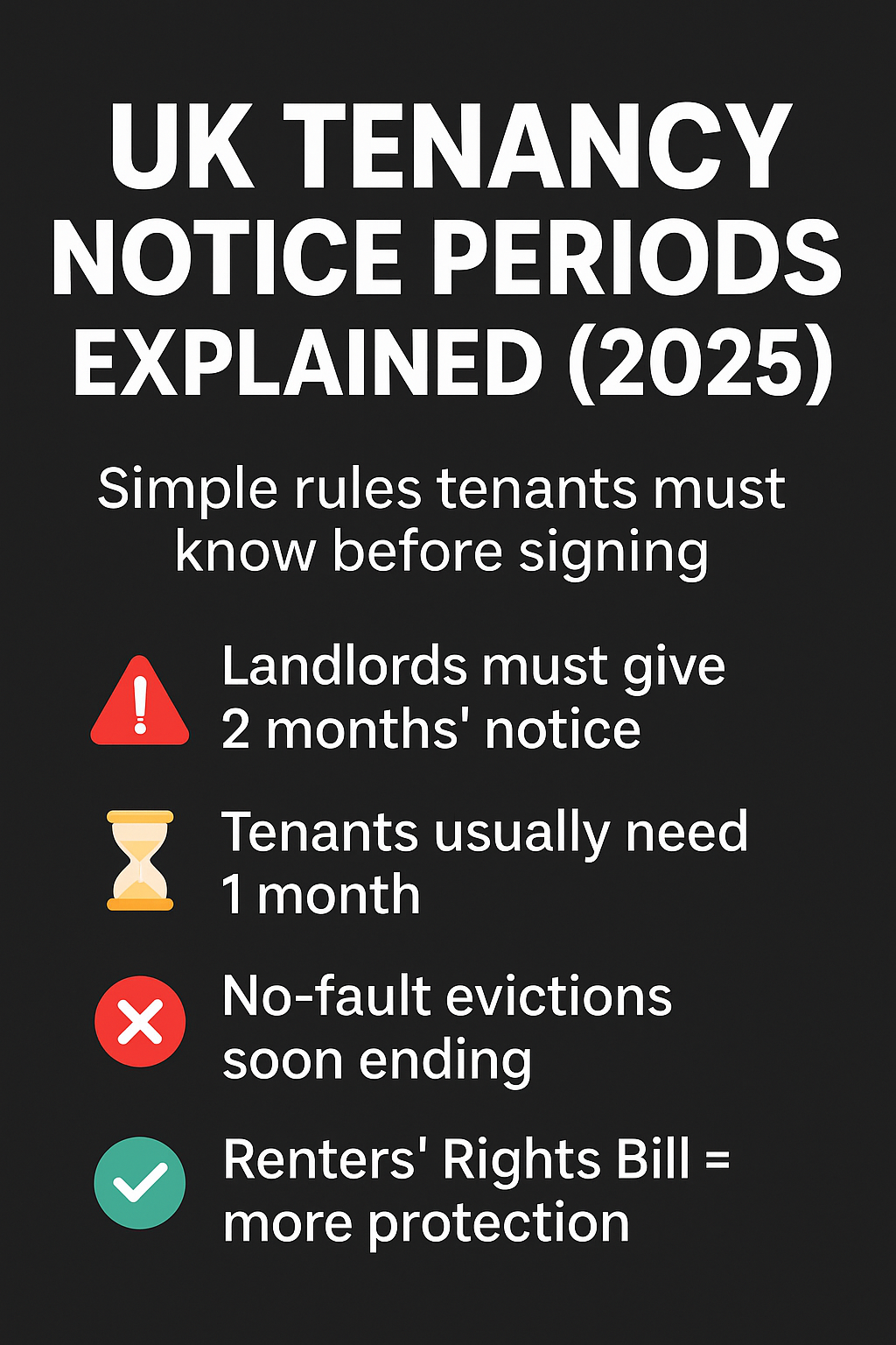 Tenancy Agreements & Notice Periods in the UK (2025): What Renters Need to Know