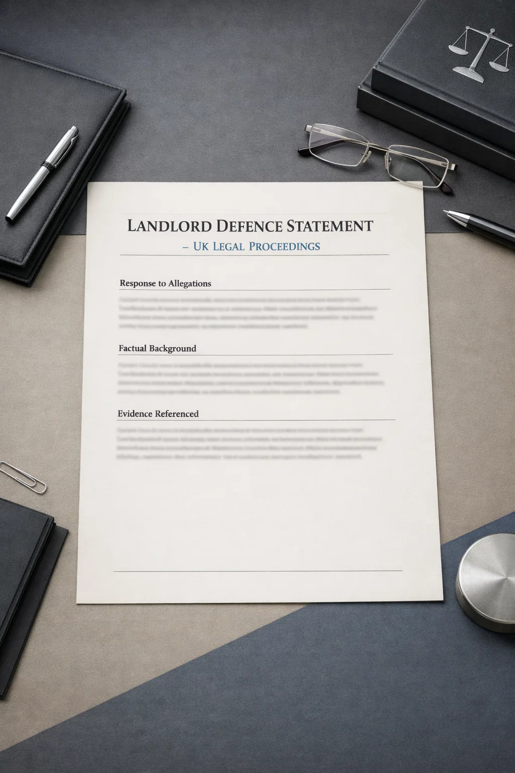Landlord Defence Statement UK 2025: Court Guide | Free Checklist - Templates UK