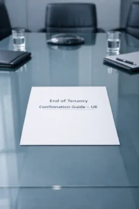 End of Tenancy Confirmation UK: Landlord Checklist 2026 - Templates UK