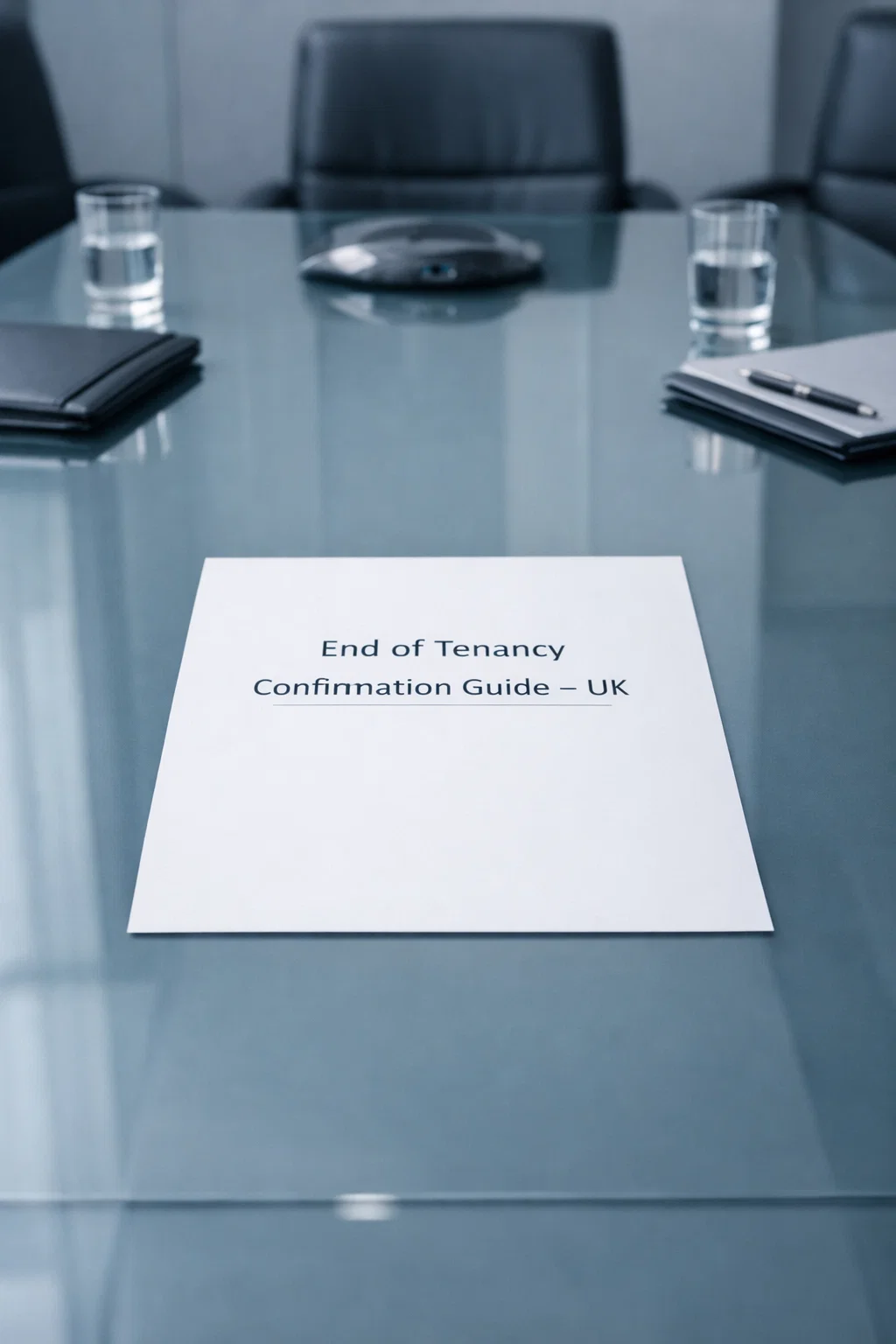 End of Tenancy Confirmation UK: Landlord Checklist 2026 - Templates UK