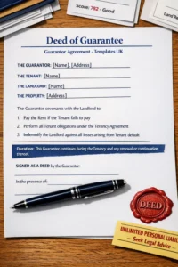 Guarantor Agreement UK: Tenancy Template & Landlord Requirements (2026) - Templates UK