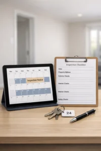Property Inspection Notice UK 2025: Landlord Guide | Free Checklist - Templates UK