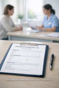 Child Medical Consent Form UK – Template Guide 2026 - Templates UK