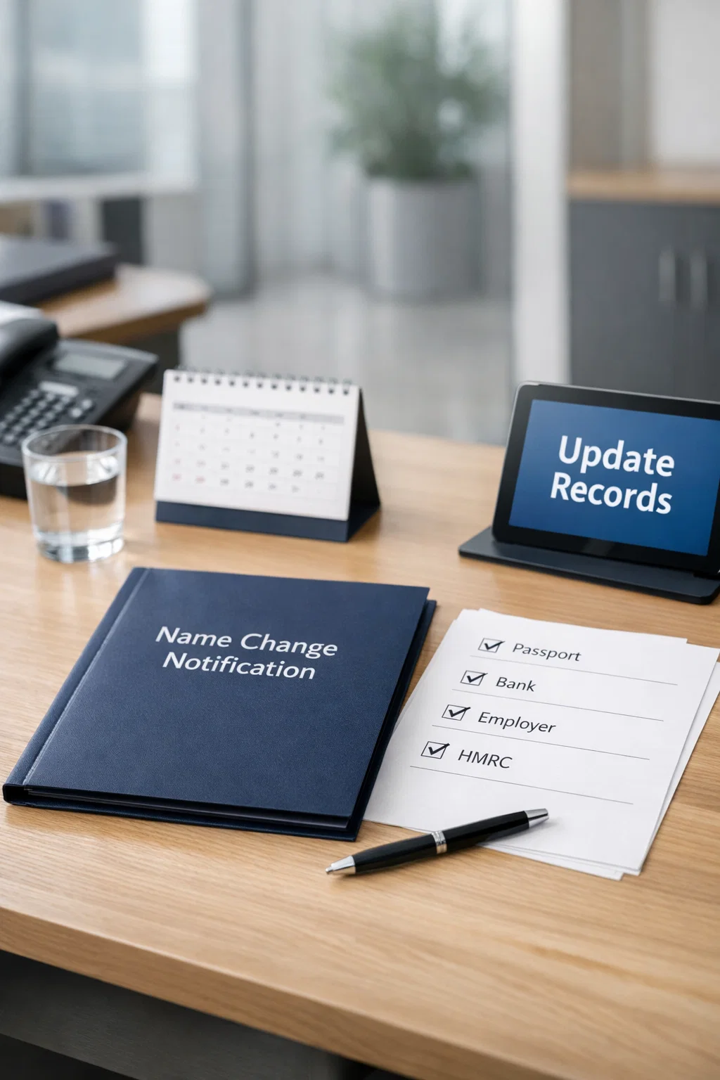 UK Name Change Notification 2026: DVLA, HMRC, Passport & Bank Letters - Templates UK
