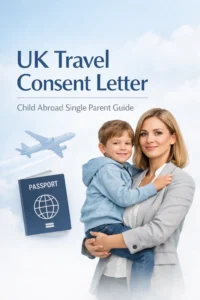 UK Travel Consent Letter – Child Abroad Single Parent Guide - Templates UK