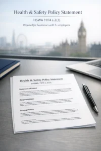 Health and Safety Policy Statement UK — How to Write One, What to Include & Your Legal Duties - Templates UK