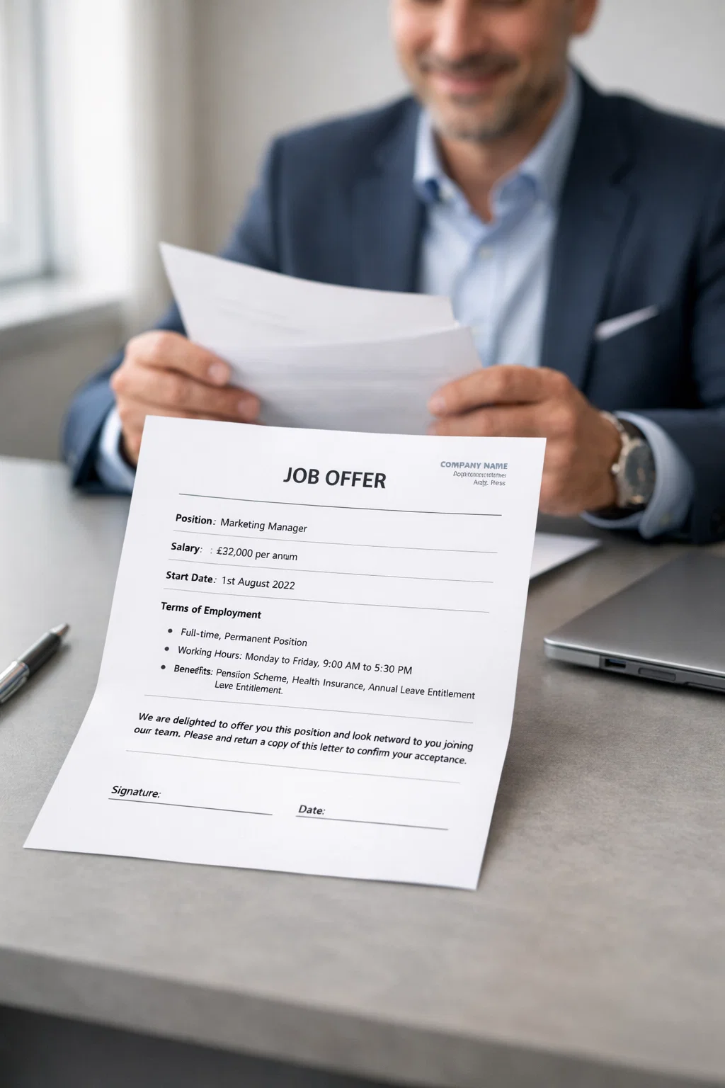 Job Offer Letter UK: Is It Legally Binding, What to Include & Red Flags (2026) - Templates UK