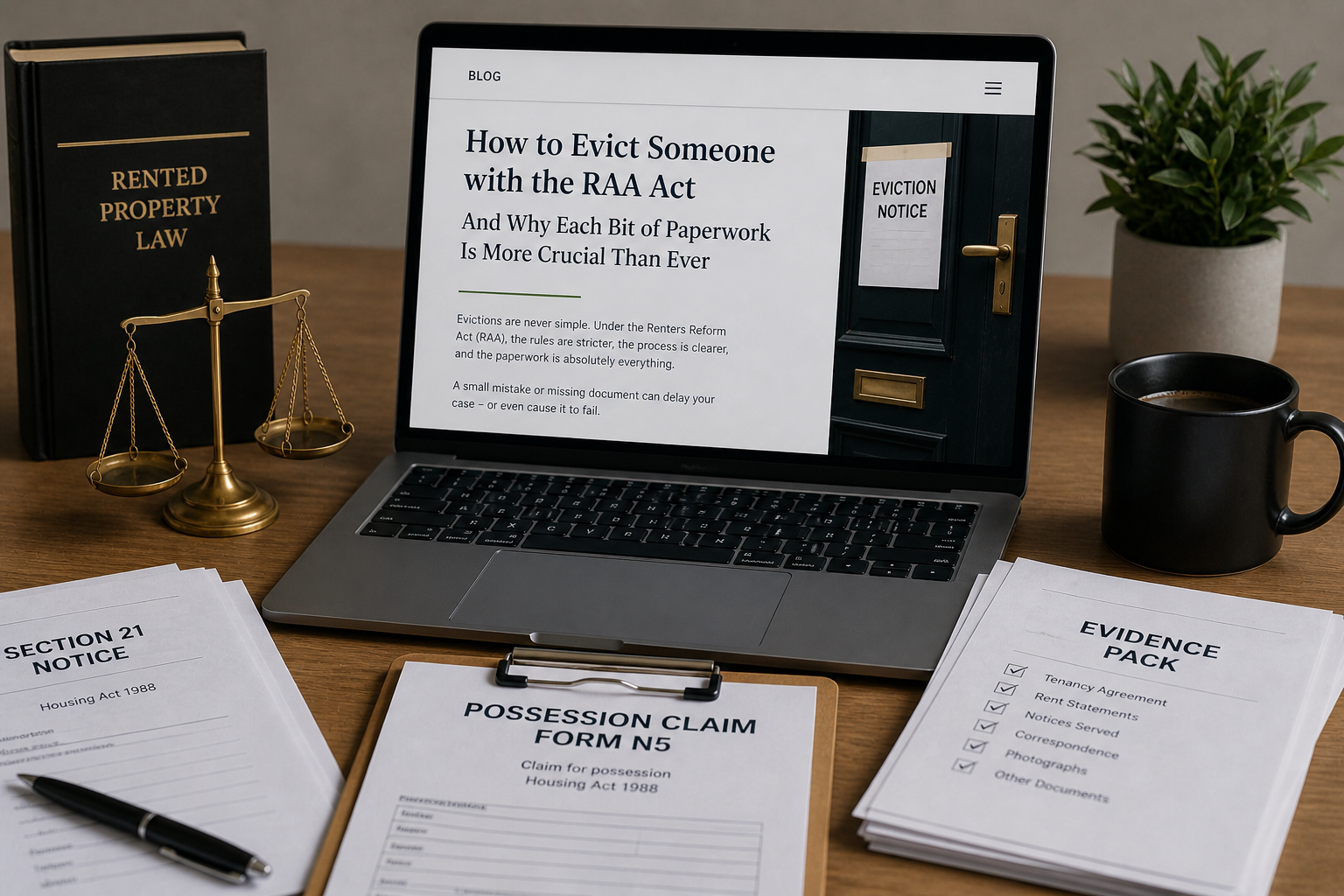 How to Evict a Tenant UK 2026: Section 8 Grounds, Notice Periods & What Evidence You Need - Templates UK